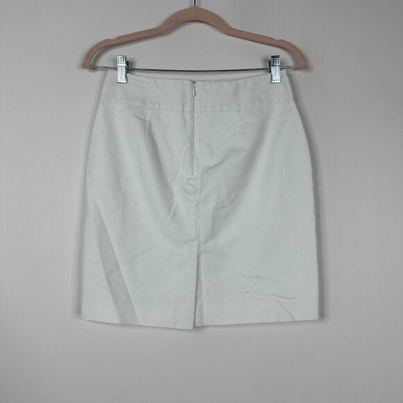 2/$30 Banana Republic Sleek Suit Pencil Skirt White 2P #A0635 TRB3 - Picture 4 of 8